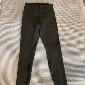 Lululemon Athletica Dark Green Yoga Pants